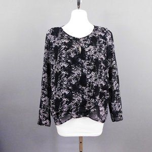 Paper Crane‎ Women Shirt Black White L